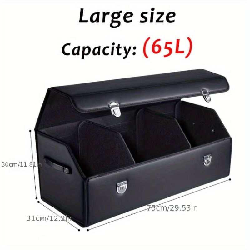 Car Supplies Trunk Storage Box Foldable Large Size Charter - Temu