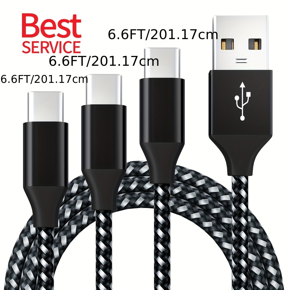 3.3ft/6.6ft/9.9ft Câble De Charge Rapide USB Type C Haute - Temu France