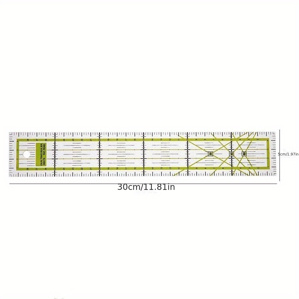 Clear Sewing Ruler 