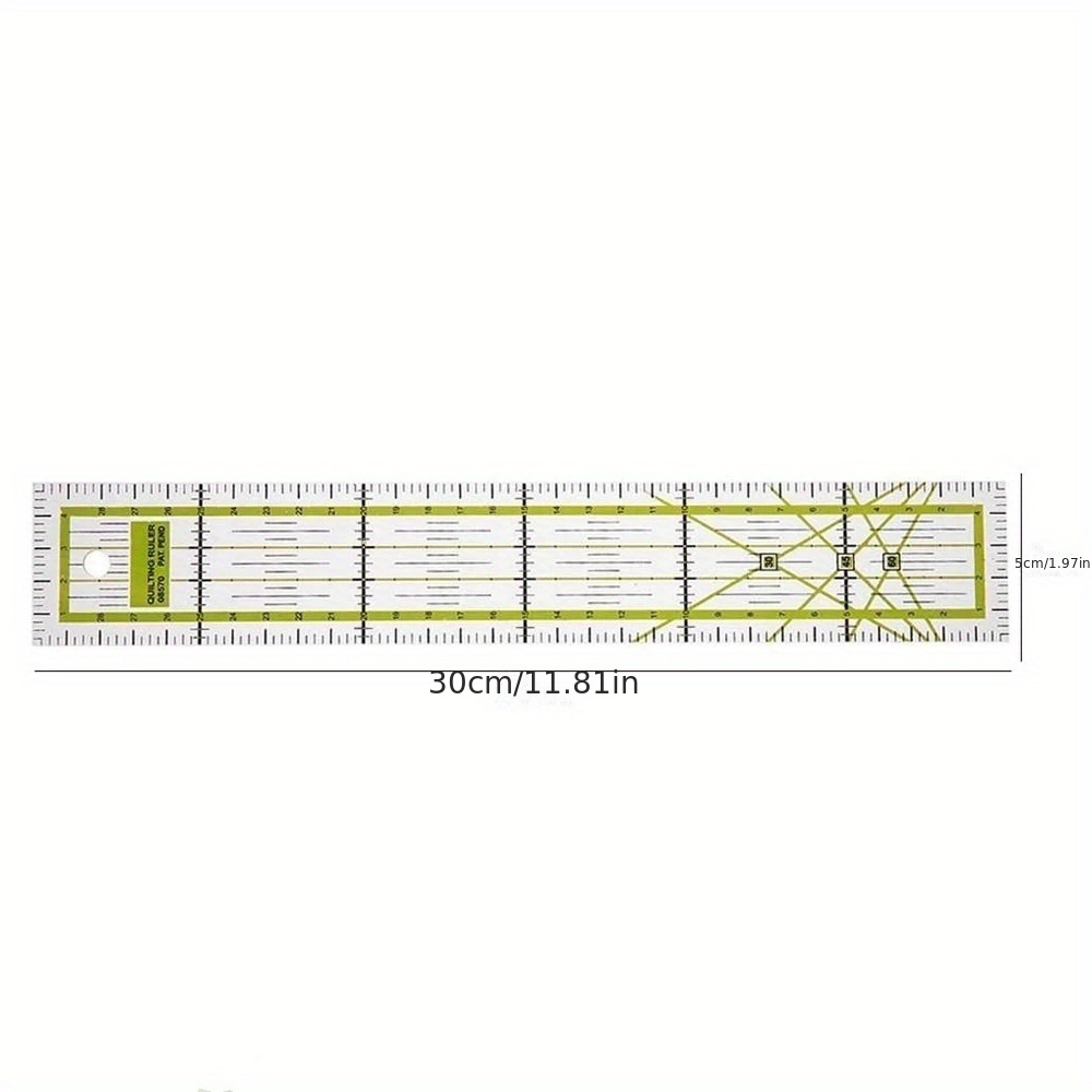 Clear Sewing Ruler Patchwork Ruler With Grid Lines Tailor Yardstick Cutting  Quilting Ruler Diy Sewing Accessories Tools - Temu Austria