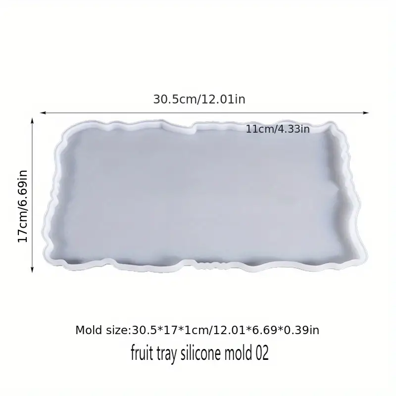 Large Tray Mold Rectangle/square/round Silicone Tray - Temu