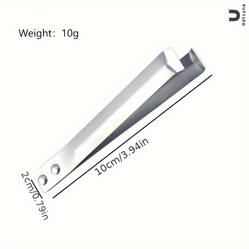 TEMU A Must-have For The Kitchen! Stainless Steel Garlic Peeling Clip. It Allows You To Peel Garlic Easily And Makes You A Garlic Peeling . It Serves