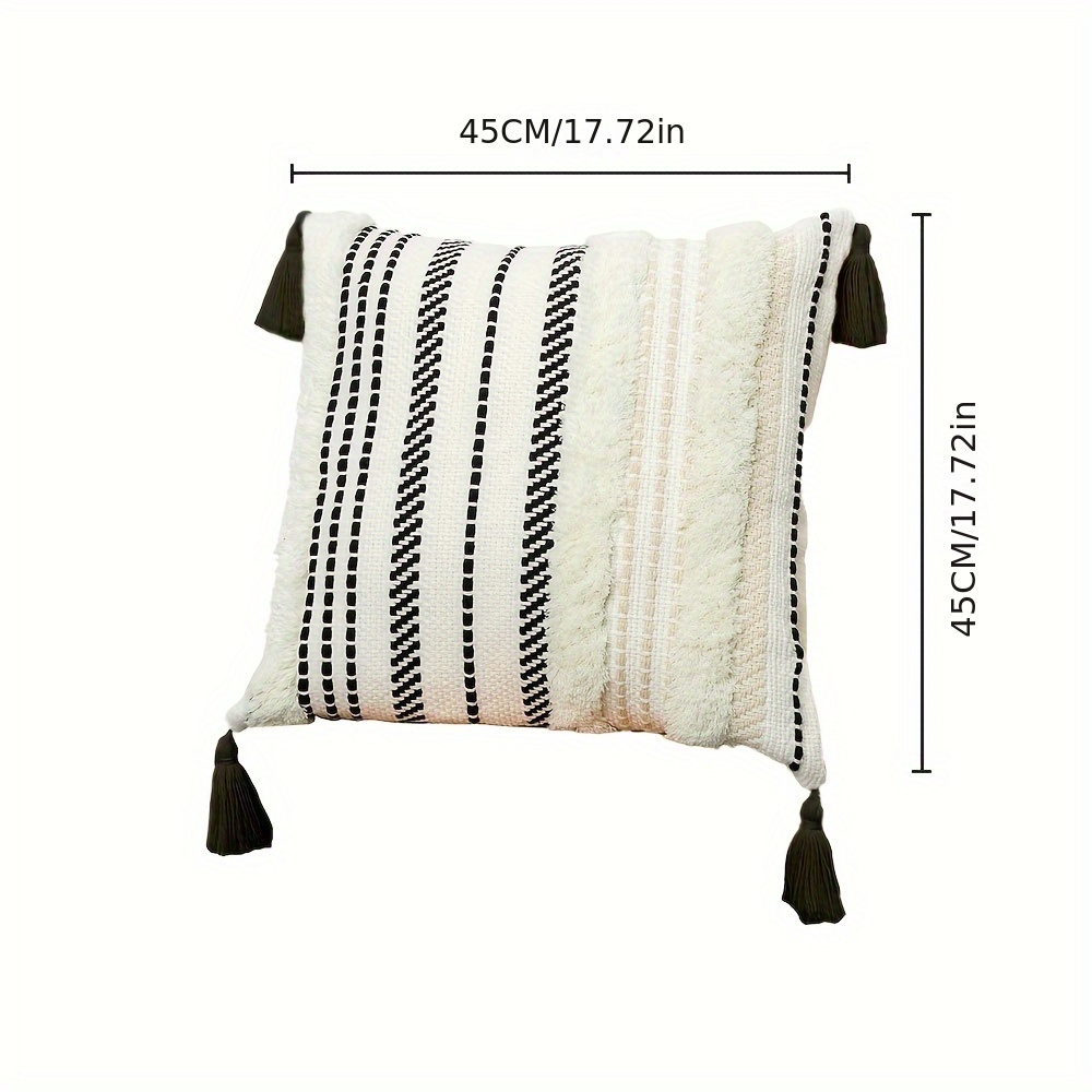 Bohemian Pillow Covers Modern Pillows Embroider 18x18 Pillow Cover