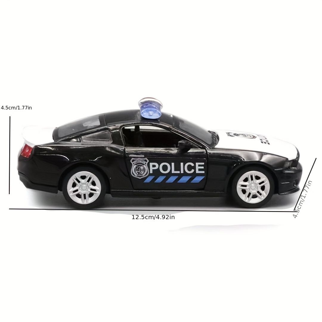 Open Door Police Car Alloy Made Toy 1:32 - Assorted
