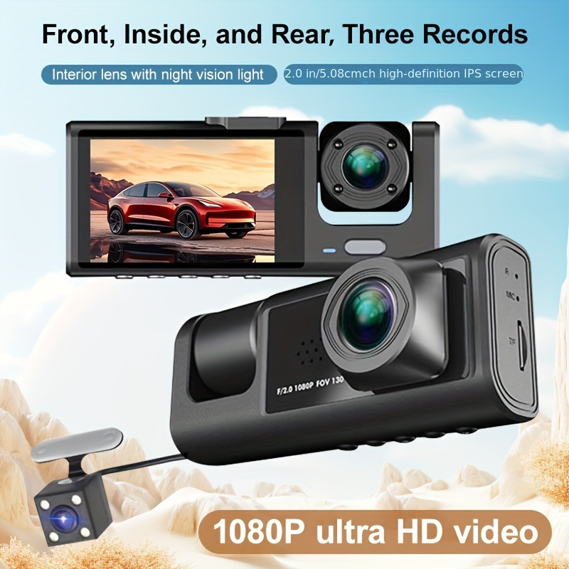 Dash Cam Vorne und Hinten Kamera AUTO DVR Auto Video Recorder