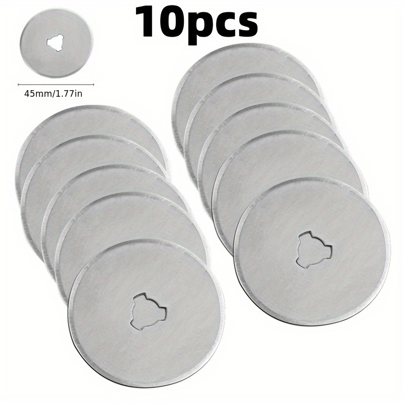 

10pcs 28/45mm Rotary Cutter Replacement Spare Blades For Quilting Sewing, Patchwork, Photos Cutters, Fabric Cutting Crafts