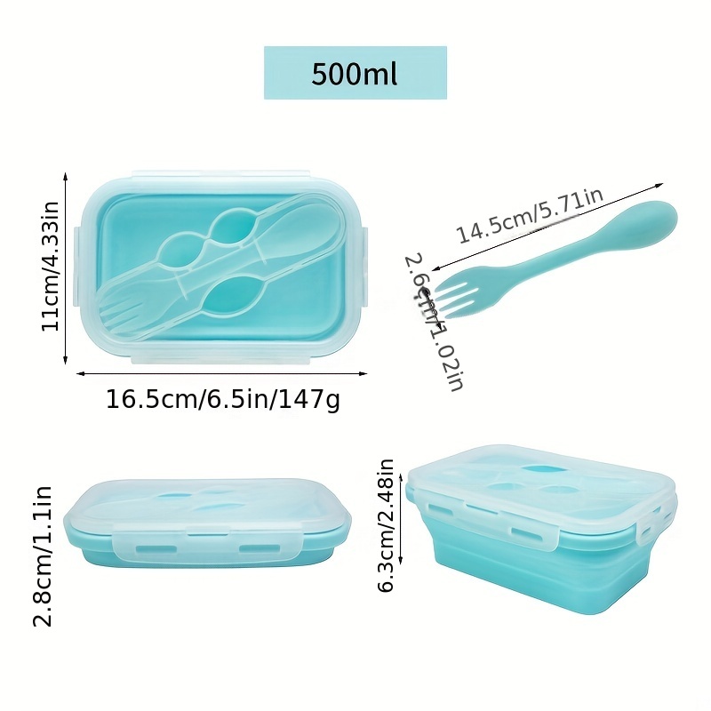 Reusable silicone box 500 ml