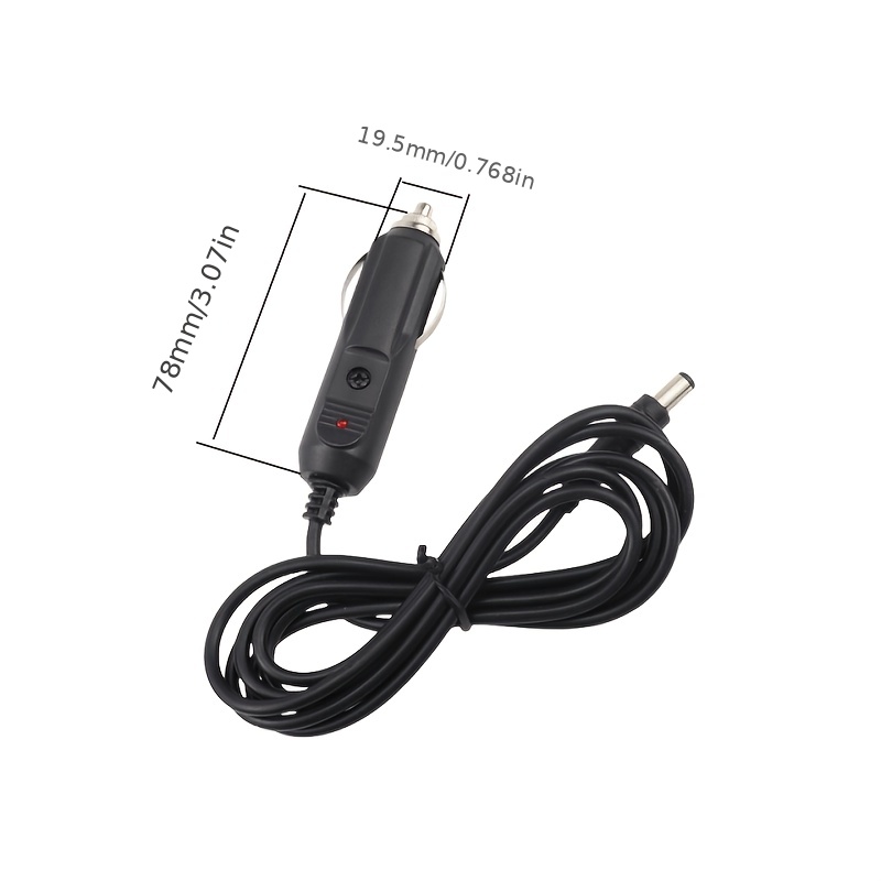 Connection Cable - 1.5m, 12V Car Connector, 5.5/2.1