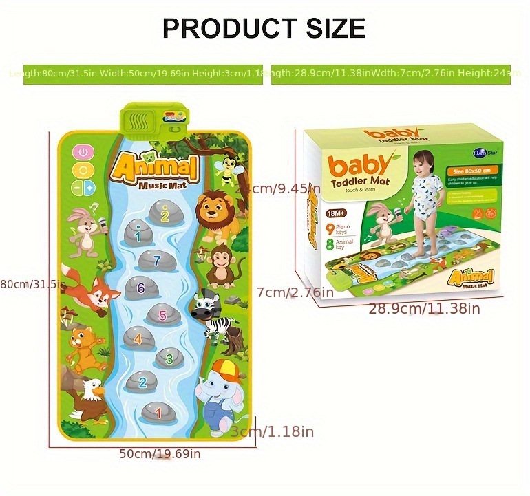 music mat toys montessori toy dance pad sing floor mat early educational toys details 4