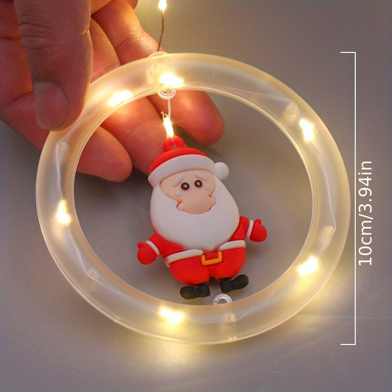 New Christmas Light String Santa Claus Cartoon shaped - Temu