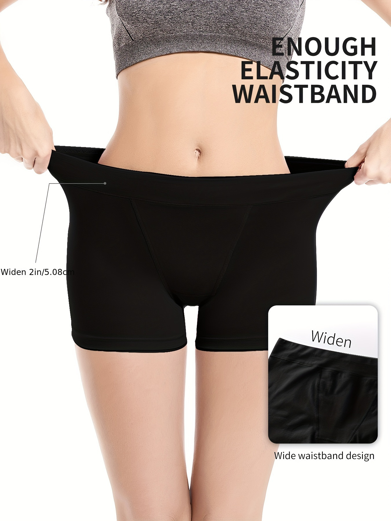 Seamless Plain Solid Boyshort Panties for Women Underwear | Briefs High  Waist Boyshorts Stylish Undergarments