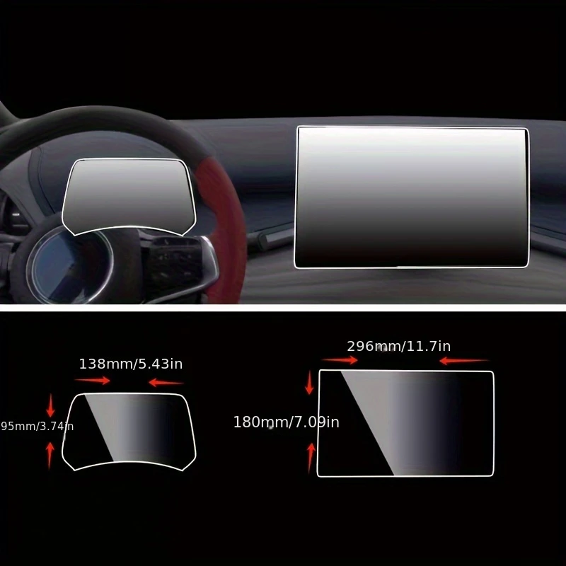 byd ve dolphin 2023 2024 gps navigasyon ve hız ölçer koruyucu film lcd ekran temperli cam koruyucu anti-çizik film uygun fiyatlı ayrıntılar 0