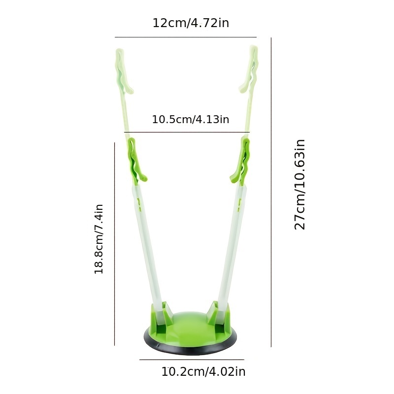 Hands Free Baggy Rack Gallon Bag Holder Stand Ziplock Bag Holder Stand  Adjustable For Plastic Freezer Bags 