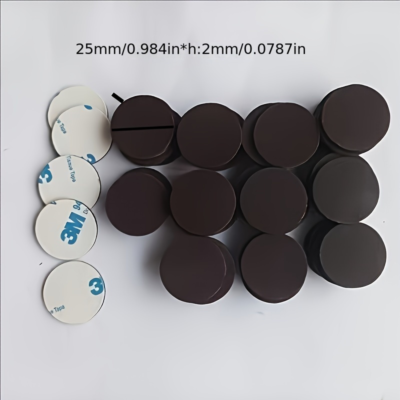 

15/25/50pcs Round , 25mm Rubber Magnet, With Adhesive Backing For Photo Frame And Whiteboard