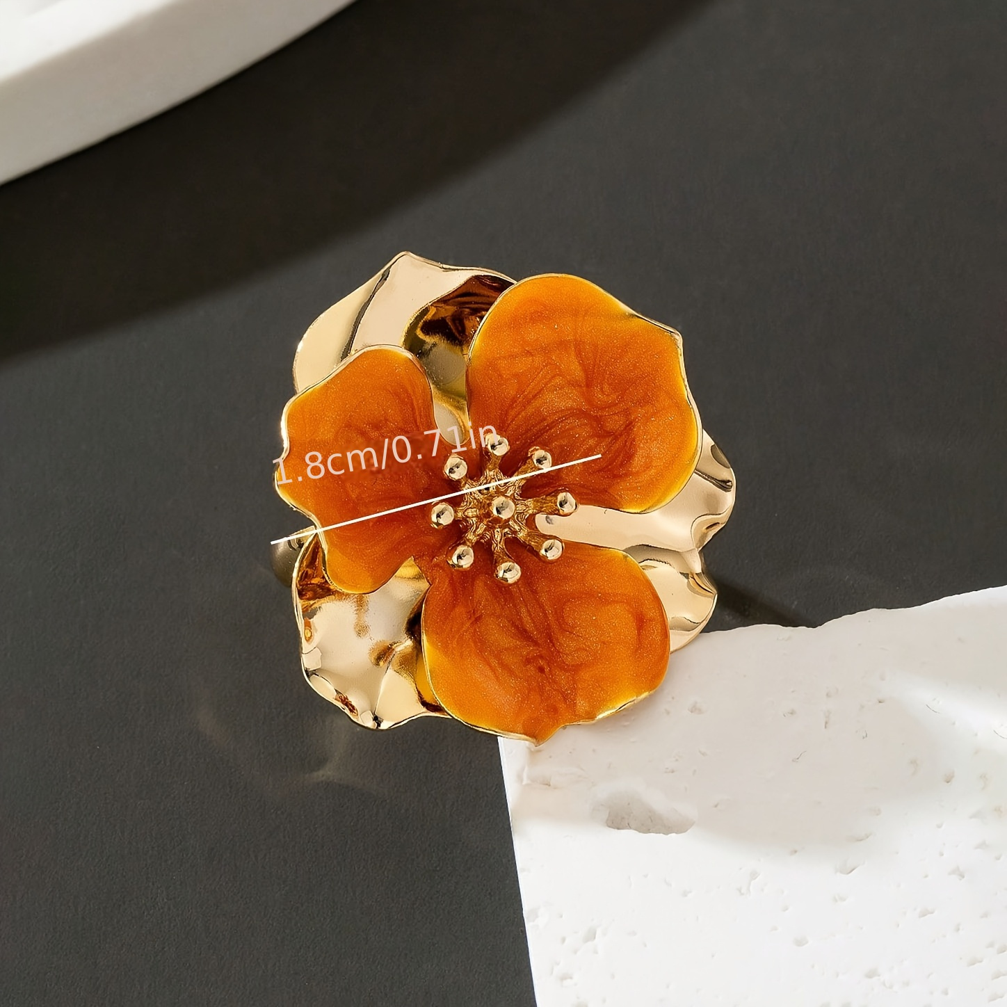 Women's Exquisite Romantic Double-Layer Flower Ring