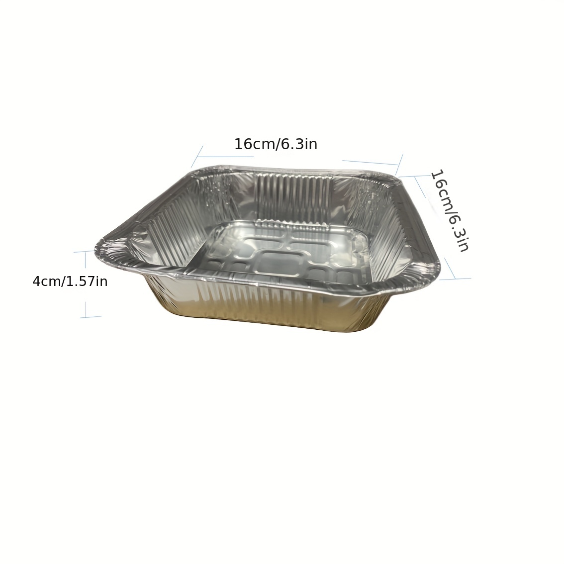 Disposable Aluminum Tin Foil Baking Pans Bakeware Square Inch Or
