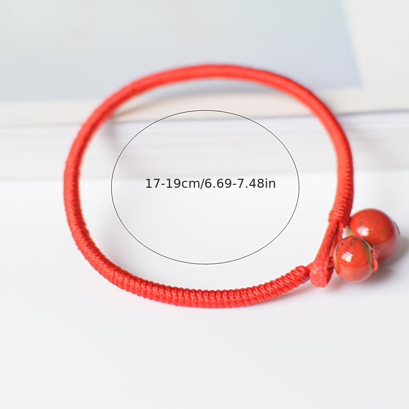 Year of The Rabbit Woven Red String Bracelet
