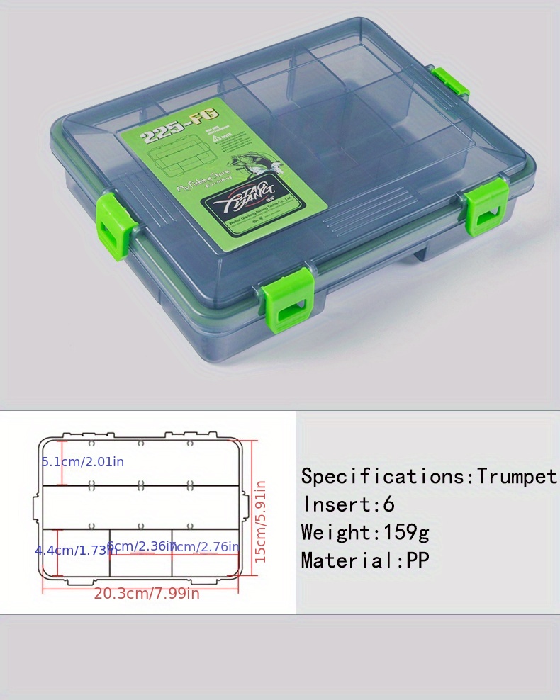 Fishing Tool Box: Keep Lures Accessories Organized Ready - Temu