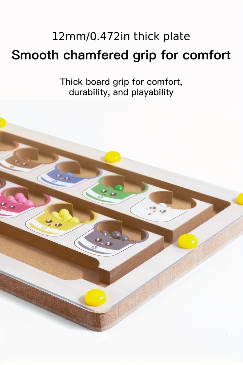 Color Sorting Maze Wooden Number and Color Counting Board Puzzle, Fine Motor Skills Toy, Cute Birthday Gift for Boys and Girls, Halloween/Thanksgiving/Christmas/Easter Gift 11 Color Sorting Maze, Wooden Number and Color Counting Board Puzzle, Fine Motor Skills Toy, Cute Birthday Gift for Boys and Girls, Halloween/Thanksgiving/Christmas/Easter Gift