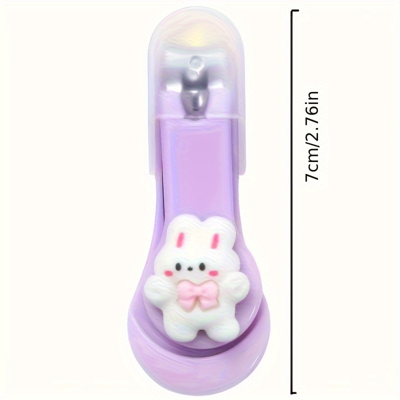 cute cartoon nail clippers   fingernail and toenail clipper cutter stainless steel toenail clipper for manicure and pedicure 6