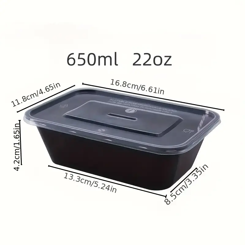 Meal Preparation Container,, Food Preparation Container With Lid, For Food  Preparation, Disposable Lunch Box, Plastic Box Without Bisphenol A, Fro  Picnic, Camping, Household Kitchen Supplies - Temu
