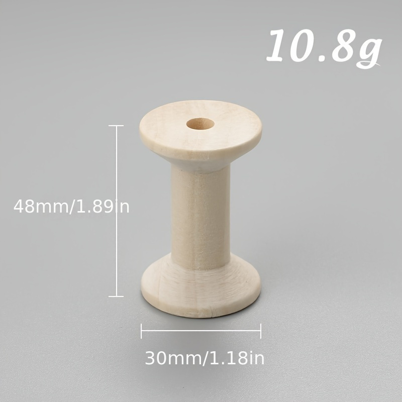 Diy Handmade Jewelry Accessories Wooden Winding Spools Log - Temu