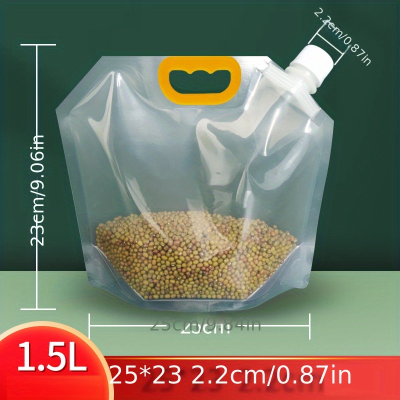 Food Storage Bag With Spout Sealed Moisture proof Hand held - Temu