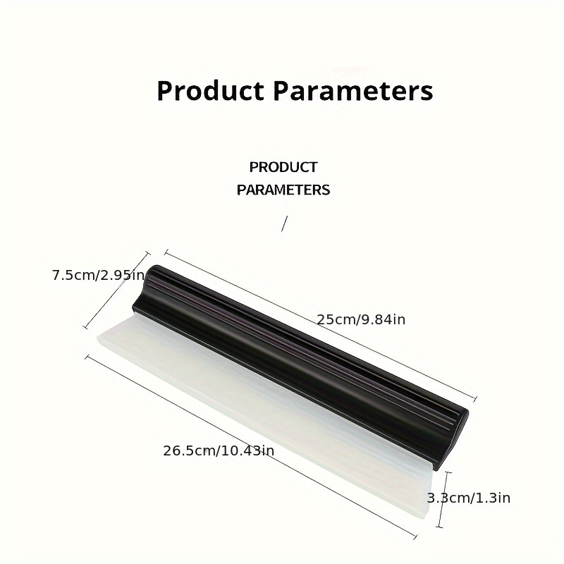 E-shop Auto Abzieher 25 x 7,5 cm Auto Reinigungs Abzieher Auto Zubehör Gerader Silikon Abzieher