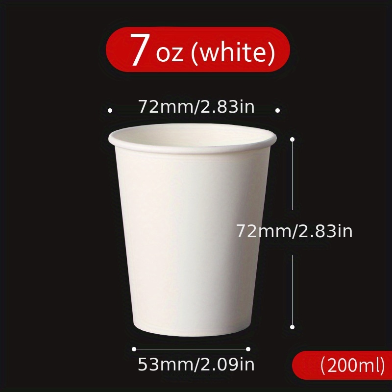 Disposable Water Cups White 7oz / 200ml