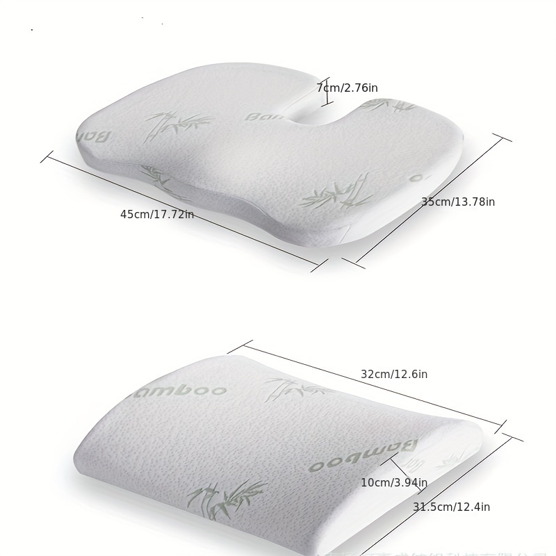 Slow Rebound Memory Sponge Cushion For Office Study Relief - Temu