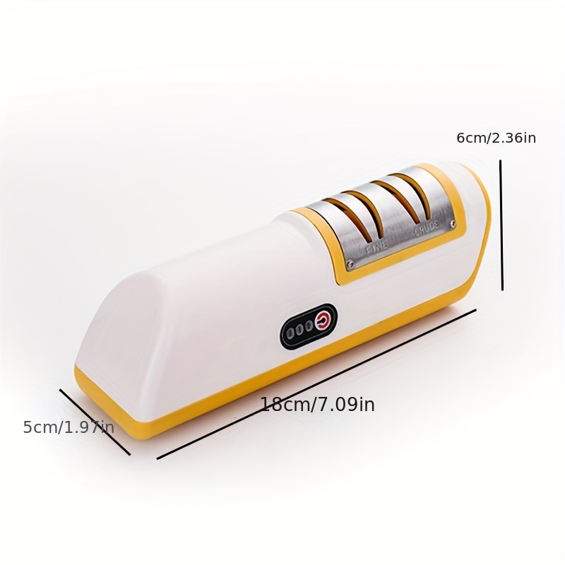 USB Rechargeable Electric Knife Sharpener Automatic Kitchen Tool For Fast  Sharpe