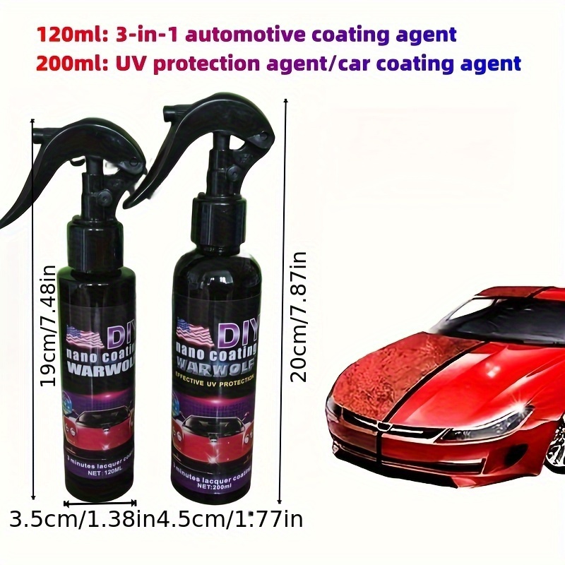 Car Coating Agent Nano Hand Spray Auto Car Paint Waxing Glazing Crystal  NICE