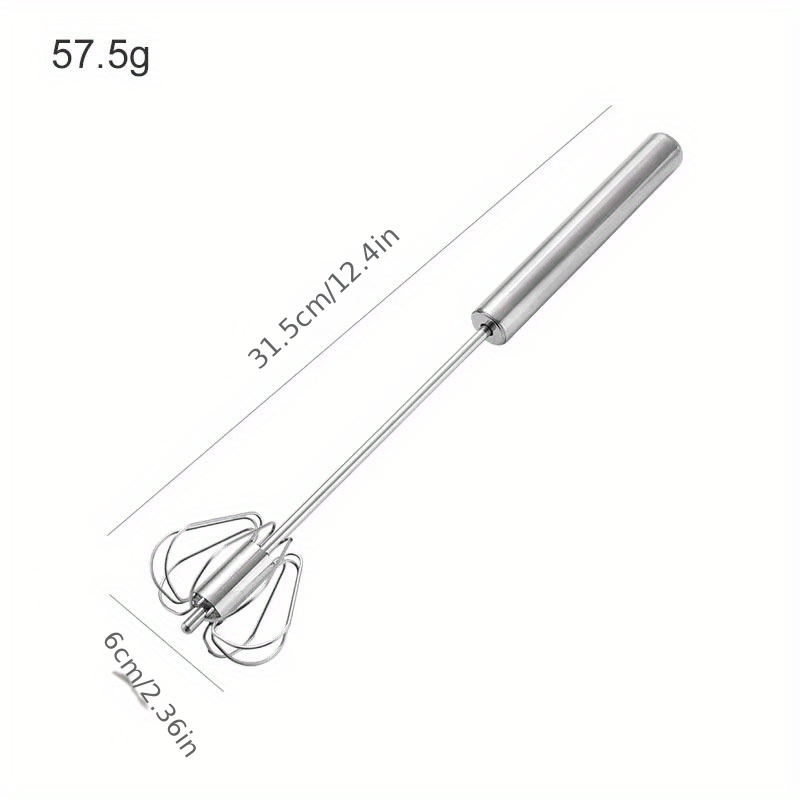 Stainless Steel Semi-automatic Egg Whisk - Hand Push Whisk For Blending,  Whisking, Beating, And Stirring - Kitchen Gadgets And Accessories For Easy  Cooking - Temu Australia