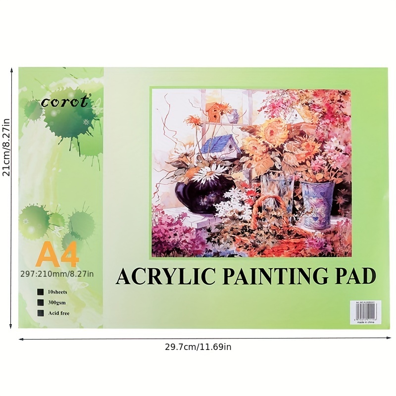 Acrylic Painting Paper Pad Corot Art Supply Premium Extra - Temu Switzerland