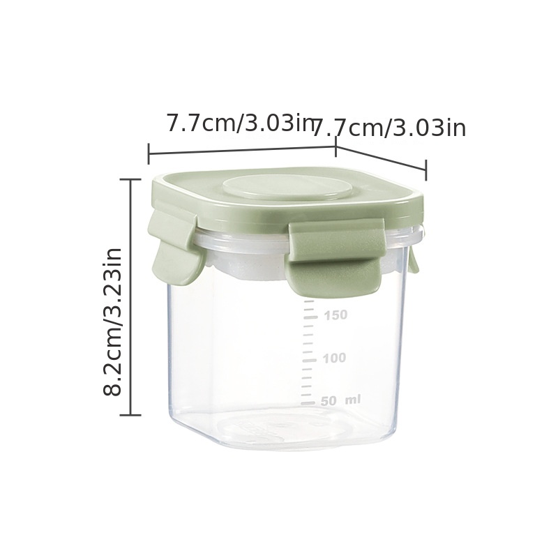 Baby Food Storage Container Jar With Lid, Plastic Snack Puree Container,  Leak-proof Snack Storage Box, Microwave Dishwasher Safe - Temu