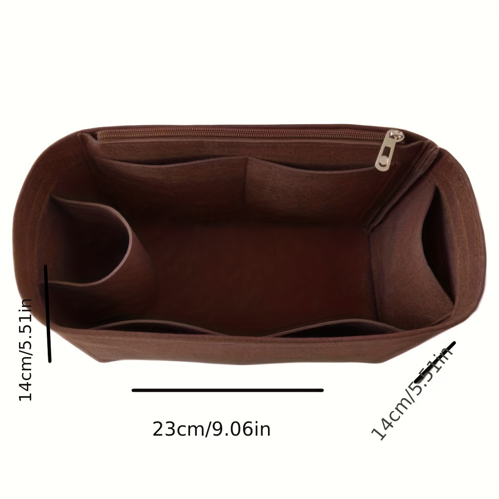 Felt Insert Bag Fits For Longchamp Handbag Liner Bag Felt Cloth Makeup Bag  Support Travel Portable Insert Purse Organizer
