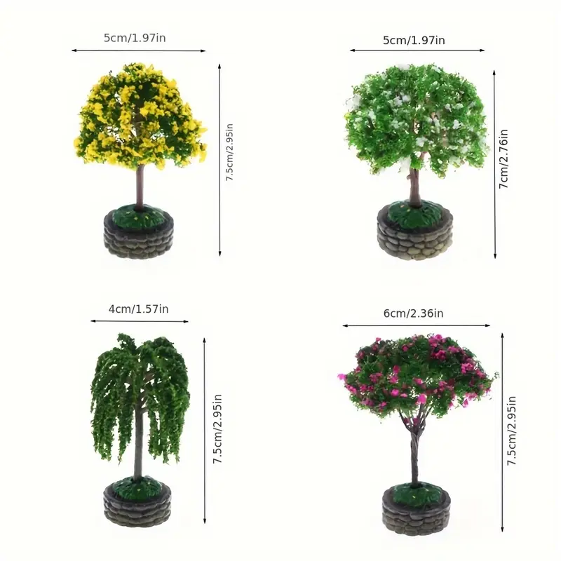 Golgner Lot de 18 accessoires de jardin miniatures - Décoration de jardin miniature - Maison de poupée - Mini décoration de jardin avec gazon artificiel, clôture, arbre, pour bricolage, décoration de Golgner Lot de 18 accessoires de jardin miniatures - Décoration de jardin miniature - Maison de poupée - Mini décoration de jardin avec gazon artificiel, clôture, arbre, pour bricolage, décoration de