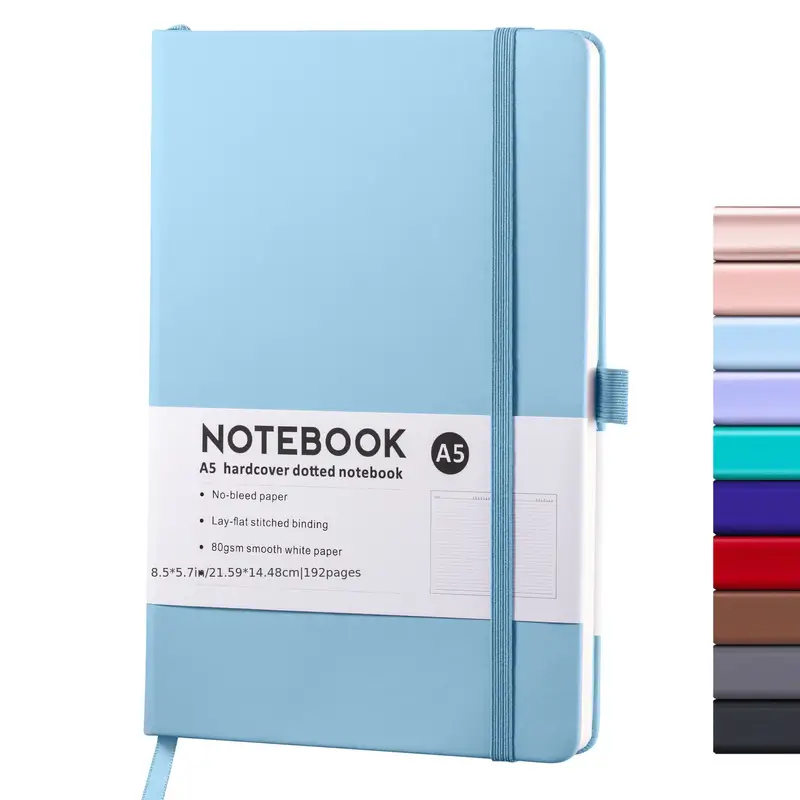 Notebook - 3 Pack A5 Lined Journal Notebooks, 8.3'' x 6'' Spiral Notebook,  Journal Notebook with Thick Paper, Classic College Ruled Notebooks for