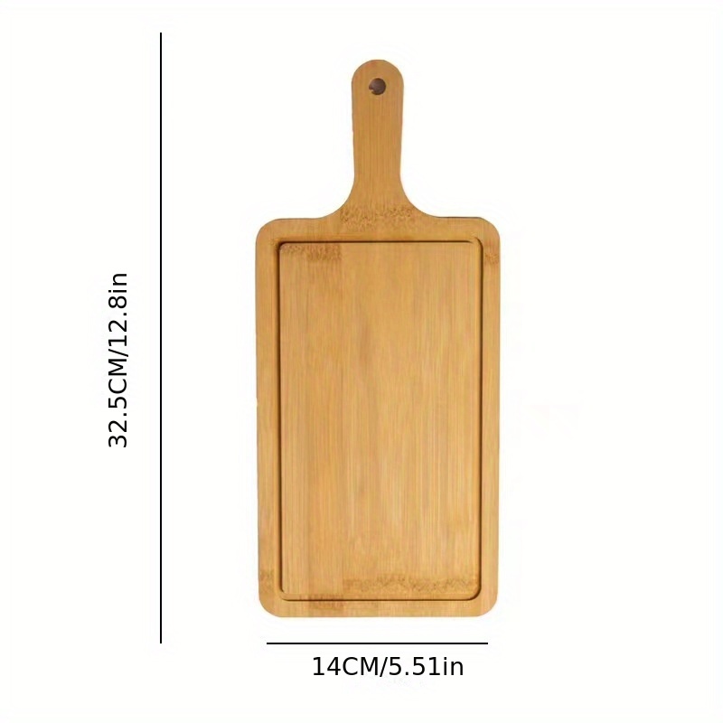 Pizza Pan With Handles Wood Cutting Board With Handle Wooden - Temu