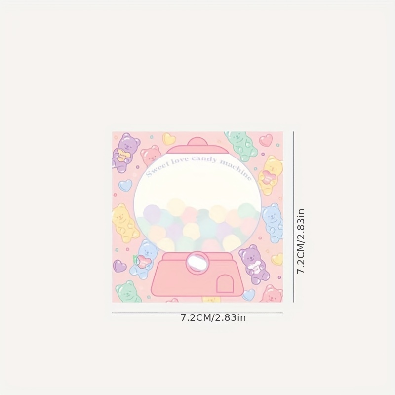 Sweetheart Candy Memo Pad Sticky Notes 80 Sheets