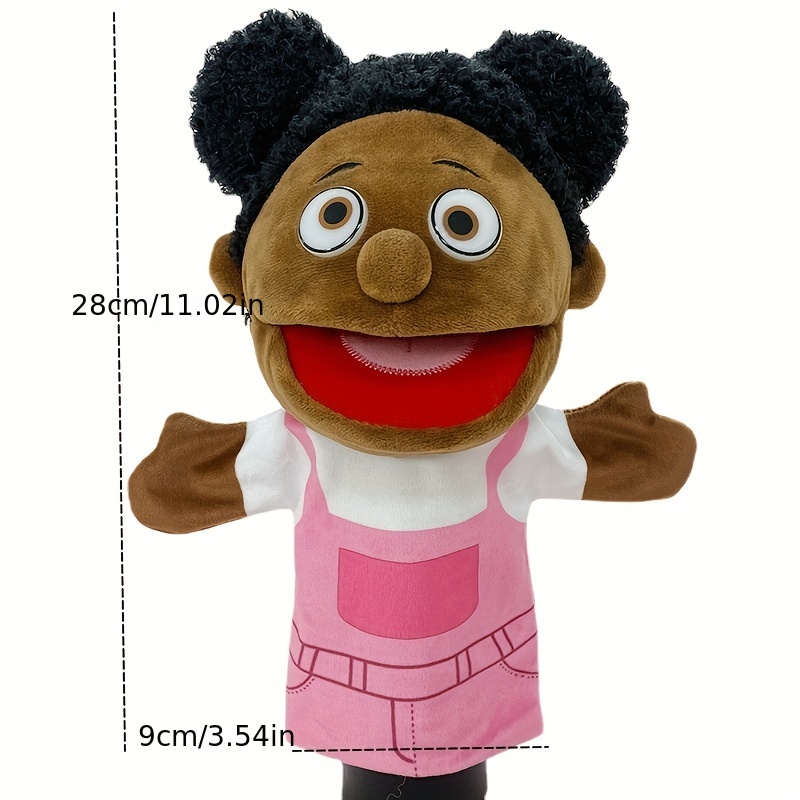 African Half Figure Hand Puppet Toy