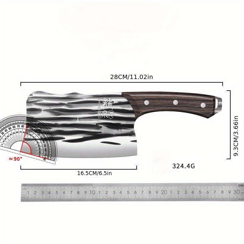 Forged Bone Cleaver - Heavy Duty Meat Cleaver - Stianless Steel Bone  Cutting Knife - Forged Professional Butcher Knife