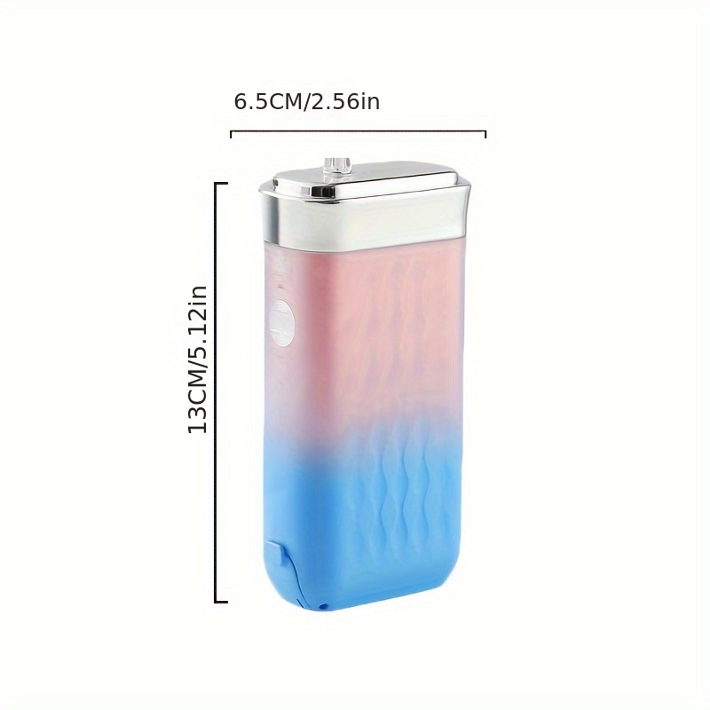 1pc Blue Model Portable Electric Water Flosser, Rechargeable Oral Care Handheld Dental Irrigator with 3-Speed Adjustment, USB Charging, 36V Max Voltage, 1200mAh Lithium Battery, Includes 4 Nozzles details 0