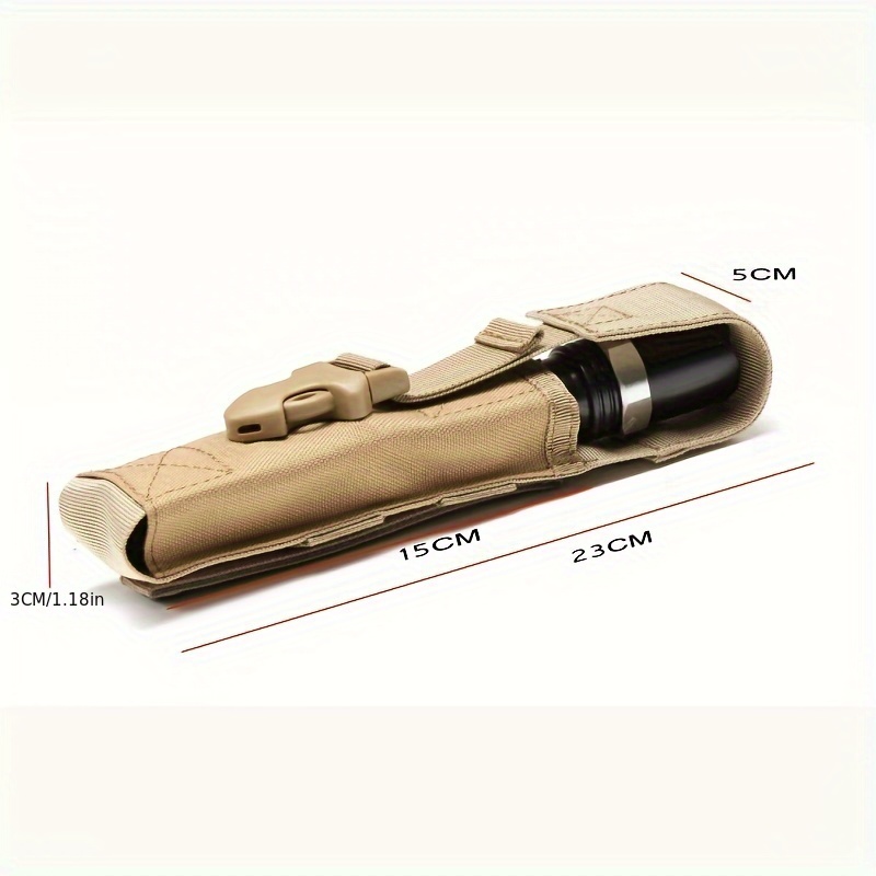 Étui Ceinture Pour Lampe Torche – Rotation 360° – Nylon Robuste – Compatible Lampes Jusqu’à 4 Cm De Diamètre