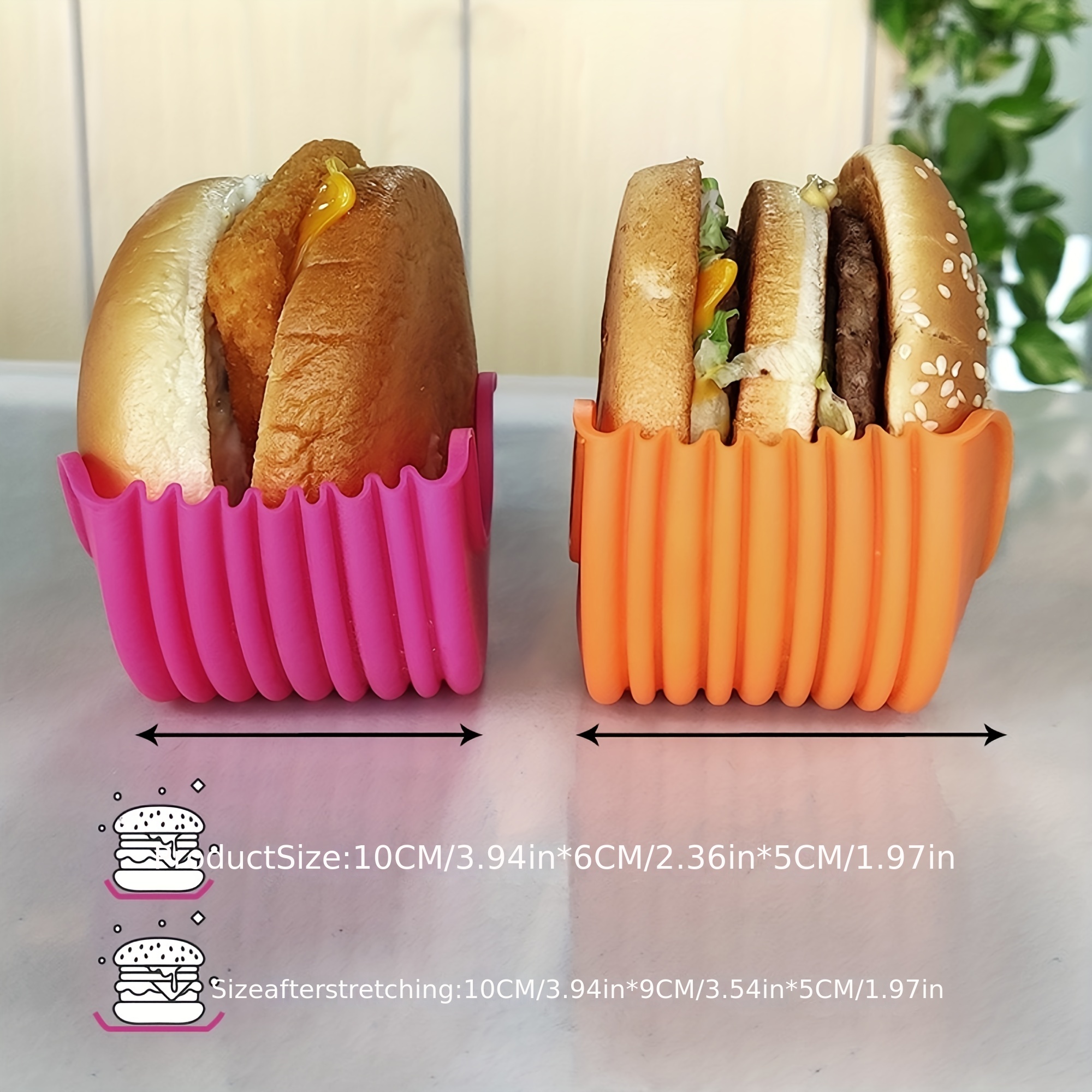 Adjustable Burger Fixed Box Retractable Holder