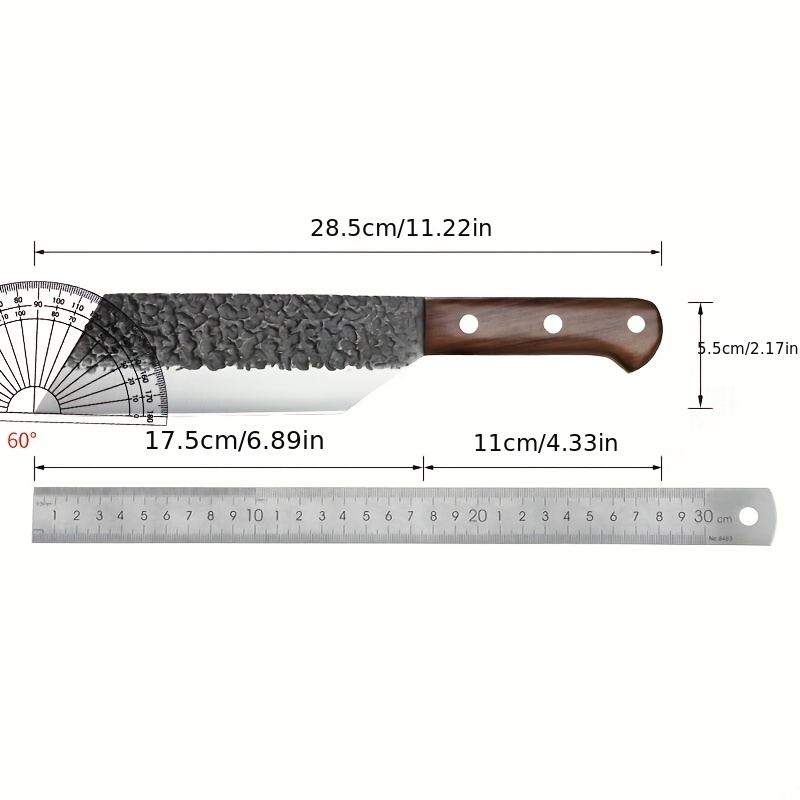 Versatile Stainless Steel Knife With Sheath Ideal - Temu