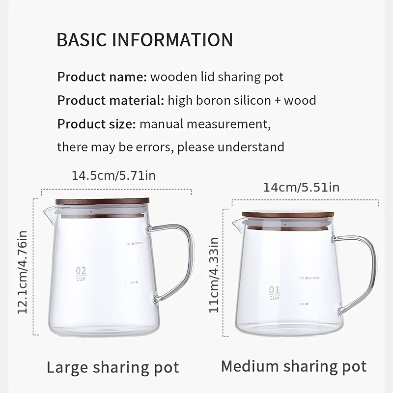  Jarra de café, jarra de café con diseño a prueba de fugas y  desmontable para oficina en casa (verde) : Hogar y Cocina