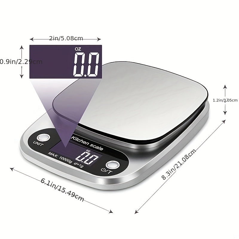 Food Scale Weight Grams Digital Kitchen Scales And Ounces - Temu