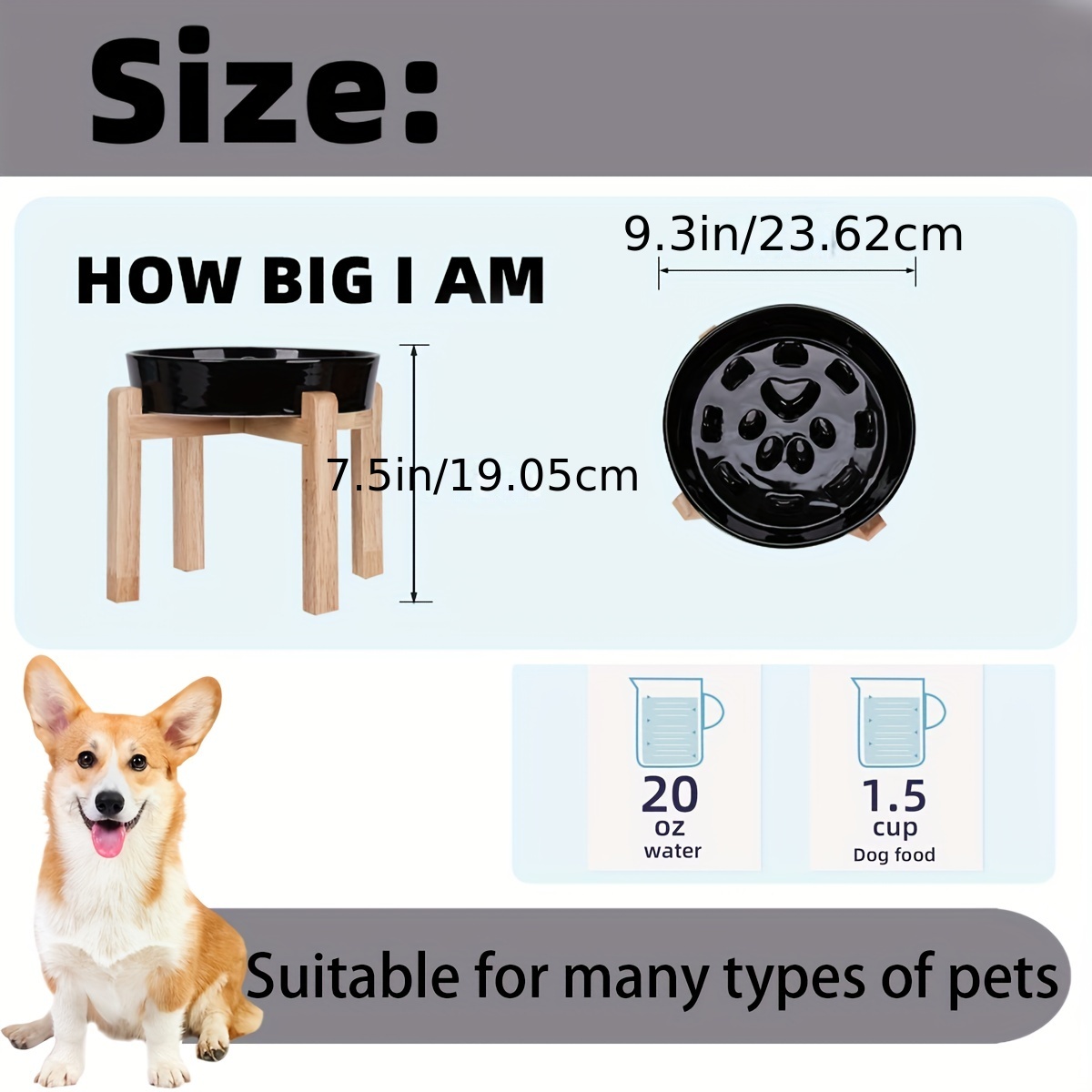Tiger Design Dog Slow Feeding Bowl, Plastic Dog Puzzle Food And Water Bowl,  Anti-choking Slow Feeder Dog Dish Bowl For Indoor Dogs - Temu