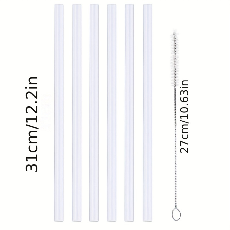 Straw, Replacement Straw For Stanley Cup Tumbler, Reusable Straw With  Cleaning Brush, Plastic Straw, Clear Straw, Straw For Festival Party  Wedding Cocktail Bar Beach, Kitchen Utensils, Chrismas Party Supplies -  Temu United